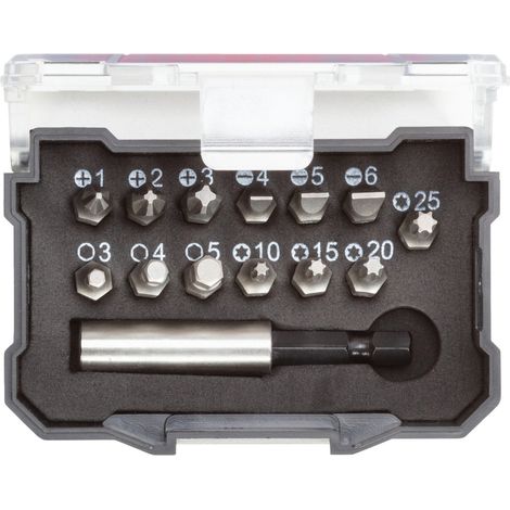 Gedore Bit-Box 1/4 PH+SL+TX+6-kant+Bithalter 14-tlg. (1/5)