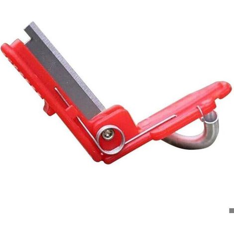 Couteau à pouce multifonction de jardin, dispositif de cueillette de fruits outil de lame de fruits en toute sécurité anneaux (1/4)