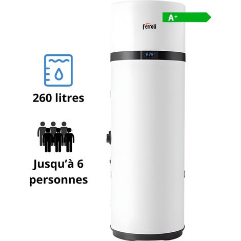 Chauffe-eau thermodynamique Oasis Tech 260 LT Ferroli