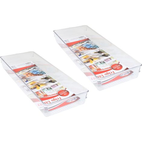 KIT SET 2 PZ MAURY'S VASCHETTA CONTENITORE PER FRIGORIFERO 38 X 15 X H5 CM (1/5)