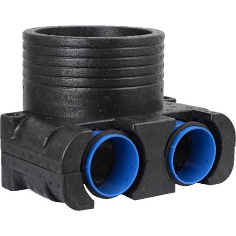 Plenum terminal coudé D125 2x75 - Econoflex - A0812125/75х2 ECONOPRIME - A0812125/75х2 (1/2)