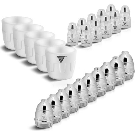STAHLWERK Verschleißteile Set 25 Teile für Plasmaschneider P 80 (1/4)