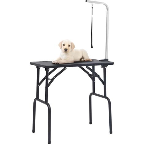 Table de toilettage réglable pour chiens avec 1 boucle (1/5)