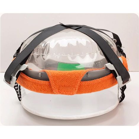 Lot de 2 bandeaux anti-transpiration avec coussin d'air pour casque de soudage et travail en coton doux (1/5)
