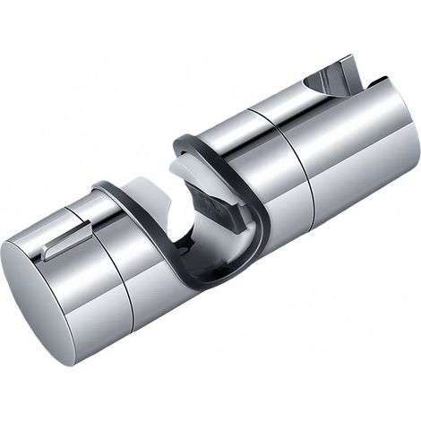 Pièce coulissante universelle pour barre de douche diamètre 20 et 25 mm support réglable en ABS pièce de rechange pratique pour douchette et pommeau de douche de salle de bain (1/5)