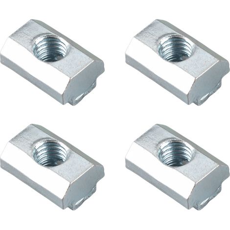 Écrou coulissant en acier au carbone zingué pour profilés aluminium, accessoires (M8) (1/5)