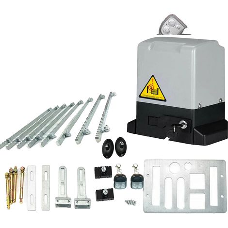 Ouvre-porte coulissant électrique, charge de 1200 kg, moteur de 550 W, tension AC de 220 V, vitesse de 1400 tr/min, portée de télécommande de 70 m (1/5)
