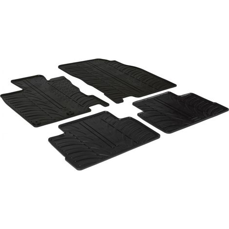 Set tappeti su misura in gomma - compatibile per  Nissan Qashqai (02/1403/21)
