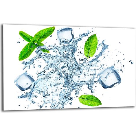 PLAQUE DE PROTECTION EN VERRE POUR CUISINIÈRE 80x52 ICE (1/5)