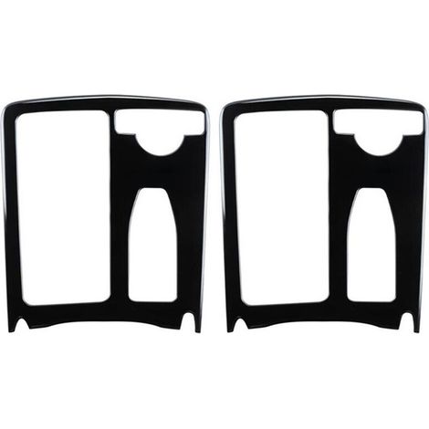 2X Accessoires de Garniture de Couverture de Cadre de Support de Verre D'Eau de Console Centrale de Voiture pour Classe C W204 C180 C200 (1/2)