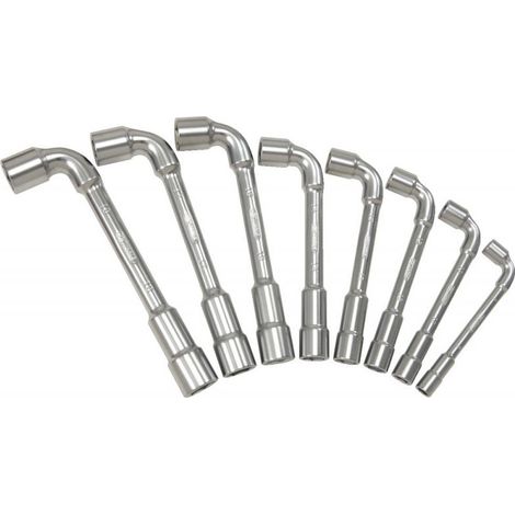 KS Tools ULTIMATEplus Doppel-Steckschlüssel-Satz, gekröpft, 21-tlg - 517.0453