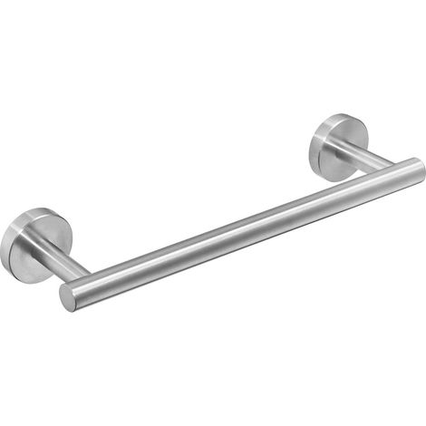 Porte-serviettes inox 304 12" brossé mural (1/5)