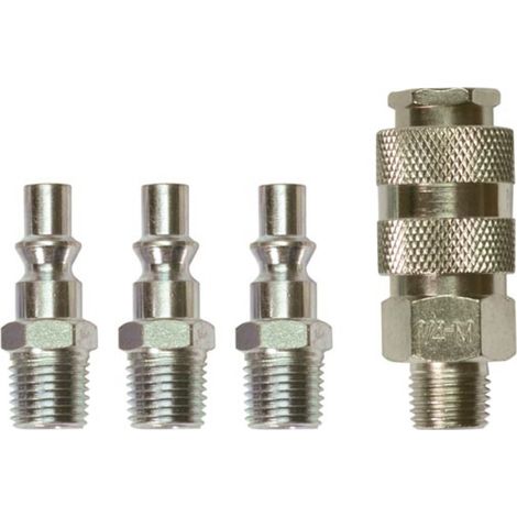 Stanley 1/4" Orion Nippelkupplung, robuste und kompakte pneumatische Luftkupplungen für präzise Luftstromregulierung und sichere Luftkompressoranschlüsse (1/2)