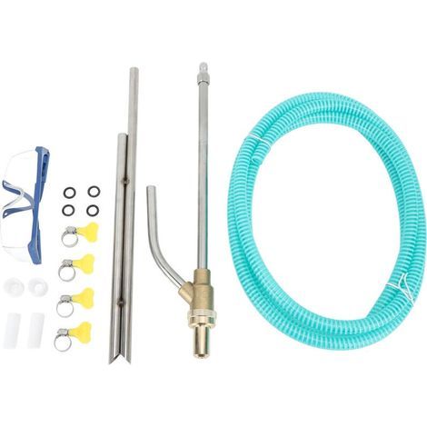 Kit de sablage pour nettoyeur haute pression, accessoire pour sableuse humide, buse de sablage pour laveuse électrique avec déconnexion rapide de 1/4 pouces, bleu (1/5)