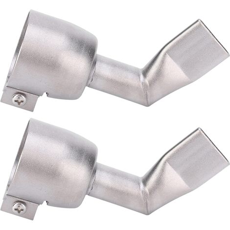 Pistolet à Souder Buse 120 TPO Outils de Toiture en Acier Inoxydable 2 Pièces Pistolet à Souder Buse Plat 120 Degrés en Acier Inoxydable à Air Chaud en Plastique Torche à Souder (1/5)