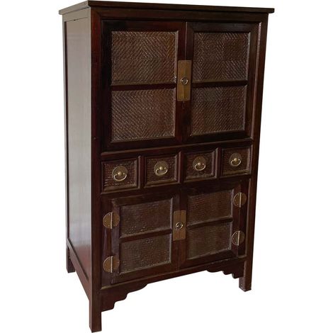 Armario de madera marrón 100x62x160 (1/5)
