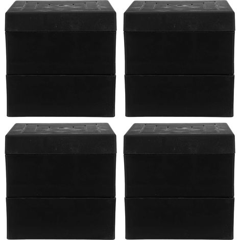 de meubles noirs hauteur 75 cm lot de 4 pour lit canapé (1/5)