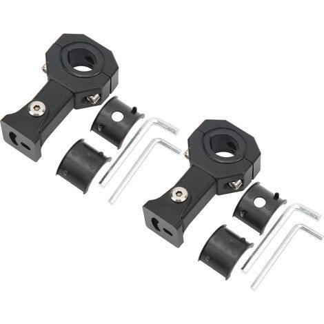 Pinces de phares de moto, projecteurs en alliage d'aluminium, Kit de supports de serrage de Tube de phare antibrouillard pour motos camions tracteurs SUV ATV (1/5)