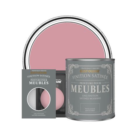 Peinture pour Meubles Finition Satinée - Rose Antique (1/2)