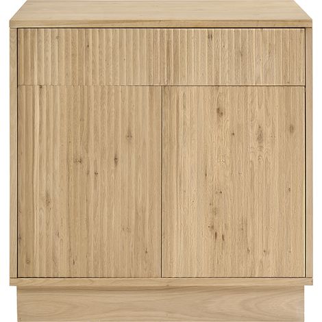 Waschtischmöbel aus massiver Eiche L80 cm ALISTAIR (1/5)