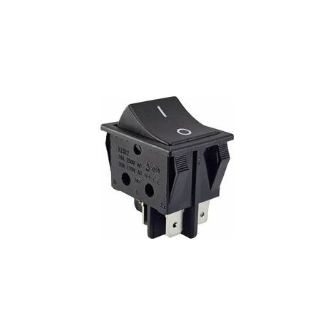 1 4-poliger Ein/Aus-Wippschalter aus Nylon 66, 16 A, 250 V, für elektrische Rasenmäher (1/5)