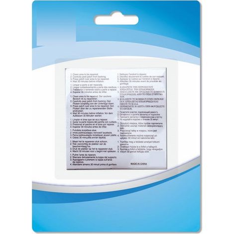 Kit di Riparazione Per Piscina 10 Toppe Pesanti Autoadesive Bestway (1/2)