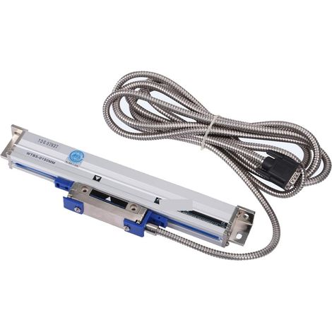Échelle linéaire numérique Wtb5 0.00 5mm 50 200 250 300 350 400 450-600mmlinear Scale Ttl 5v Transducteur linéaire for la tentation de fraisage Cnc pour la machine de tour de fraisage de moulin ( Colo (1/2)