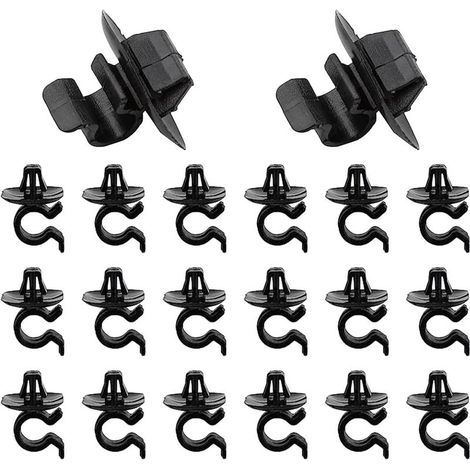 20 Pièces Clips Agrafe Support Maintien Barre Capot, Support De Fixation En Plastique Pour Clip De Maintien Du Capot, Clips Maintien Support Capot En Plastique 792834 6992P3, Pour Voitures