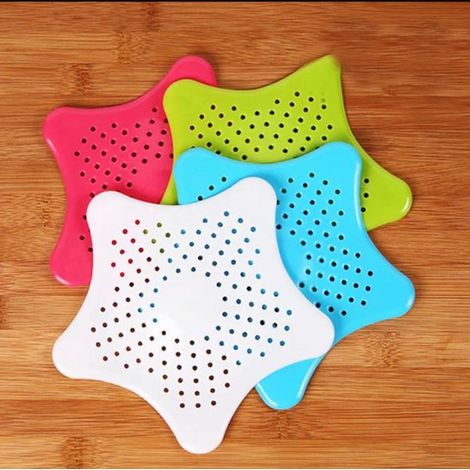 Passoires de salle de bain en silicone - Passoires de cuisine - Passoires d'évier (lot de 2) - Tapis d'évier - Passoire de douche (lot de 2) (1/5)