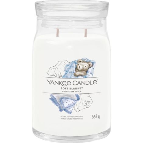 Yankee Candle - Bougie signature Couverture Douce grand modèle (1/2)
