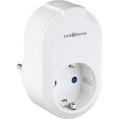 REV 0088707012 Link2Home Presa Intelligente WiFi 2300W 2,4 GHz Alexa Google Assistant colore Bianco (1/5)