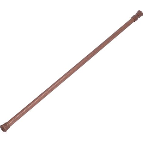 Tringle à rideaux télescopique en acier à haute teneur en carbone pour salle de bain et cuisine.