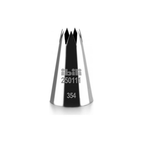 Ibili Boquilla Estrella 11 mm Plata para repostería