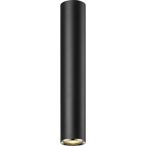 Spot plafond tube noir mat 35 cm GU10 Loya Zuma Line