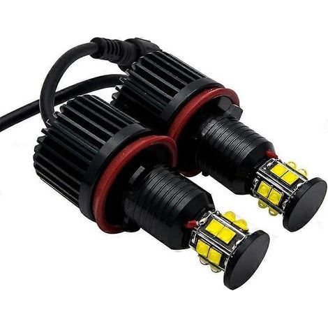 Ampoules LED Angel Eyes sans erreur CanBus 1600 lm 6000 K Blanc E92 E81 E82 E87 E88 E90 E91 E93 E63 E64 E70 1/3/5/7/X/Z