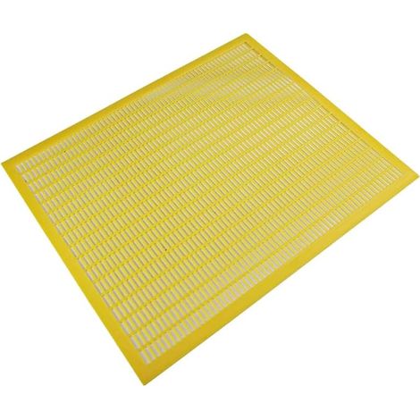 Sacchetto per api in polipropilene per apicoltura – 50,9 x 41,9 cm – Griglia di cattura rettangolare, gialla, accessorio monoblocco per la gestione dell'arnia (1/5)
