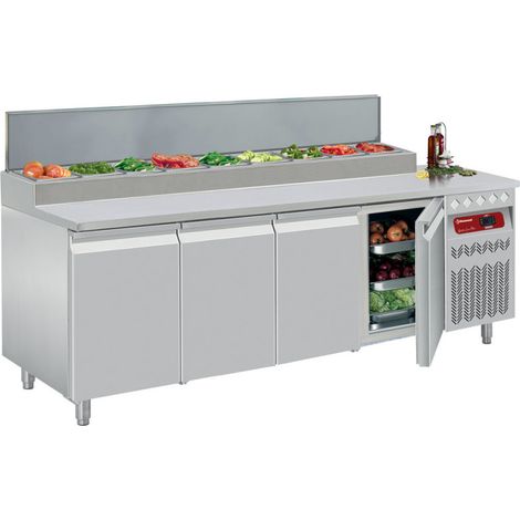 Table réfrigérée ventilé 4 prtes GN 1/1- Diamond (1/3)