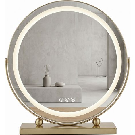 Mirror Rea Make-Up Led Gold