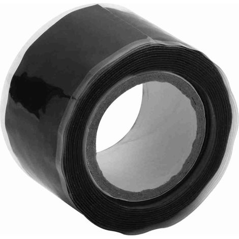 Rubans adhésifs en caoutchouc silicone résistants à l'eau pour la réparation et l'isolation des connexions de câbles électriques et de canalisations d'eau. (1/5)