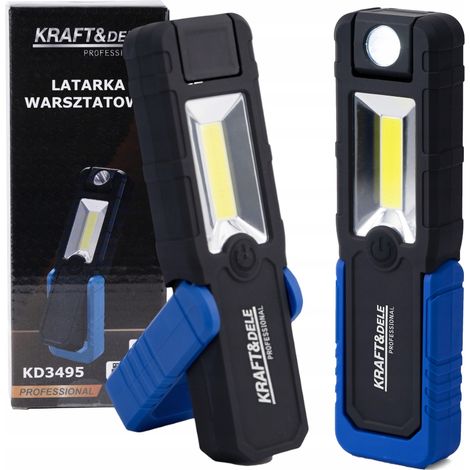 Lampe de travail LED COB rechargeable avec aimant et port USB (1/5)