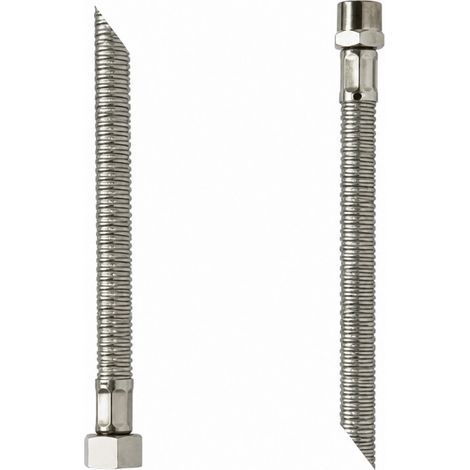 Flexible trenzado inoxidable ESTÁNDAR - Sanitario/Plomería - Manguera Ø13mm - Hembra/Macho 20x27 - 1000mm