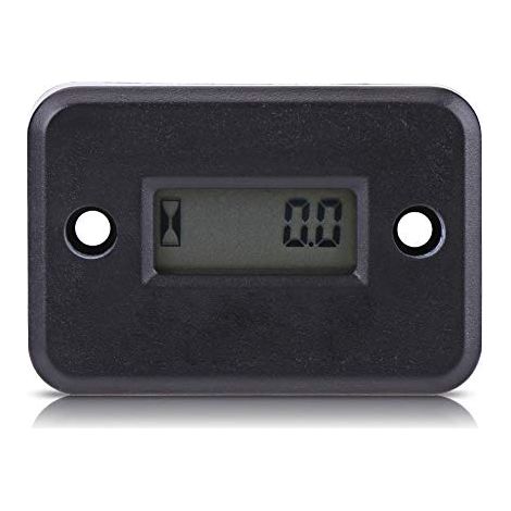 Compteur horaire de vibration sans fil – Affichage numérique LCD 5 chiffres – Étanche et activé par vibration – Installation facile