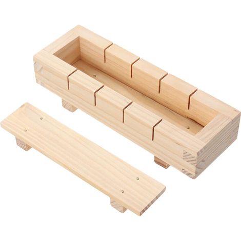 Molde de madera para sushi, molde para arroz, kit para hacer sushi, juego de accesorios de cocina, herramienta de cocina