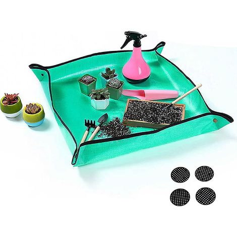Bâche de jardinage (1 x 1 m), protection pour genoux, bâche de paillage imperméable pour l'intérieur (1/5)