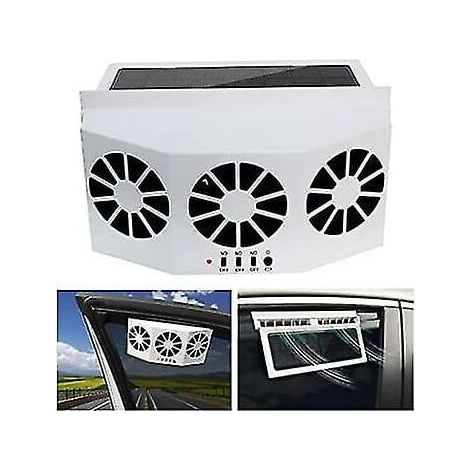 Tragbarer, leiser Auto-Klimagerät-Solarventilator, Fahrzeugkühler für Lkw und andere Fahrzeuge, energiesparend (1/5)