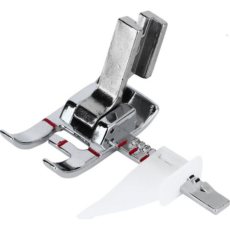 Prensatelas con mango, regla de ancho fijo, accesorio multifuncional para máquina de coser doméstica, mango angular de ancho fijo.