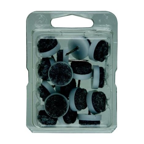 Almohadilla fieltro Nagel Inh.16,18mm blanco (por 10)