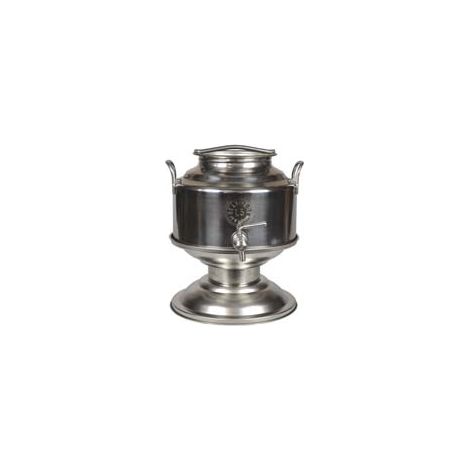 FUSTO INOX PER OLIO SALDATO LT.5 CON BASE    BELVIVERE