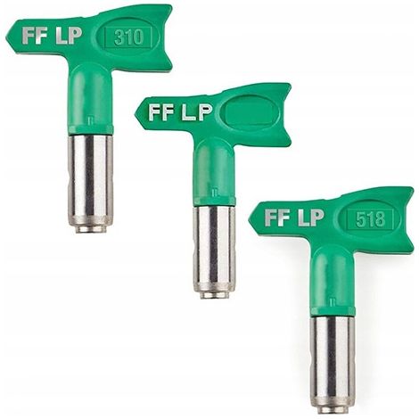 Boquilla de pintura de baja presi贸n Rosfix FFLP 310 para unidad de pintura + Boquilla de pintura de baja presi贸n FFLP 516 para unidad de pintura + FFLP 518
