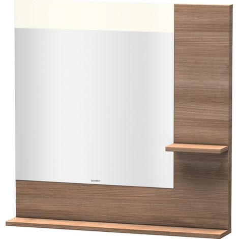 Espejo Vero Duravit con estantes a la derecha e inferior, 7321, 800mm, Color (frente/cuerpo): Cerezo del Tesino - VE732107373 (1/2)